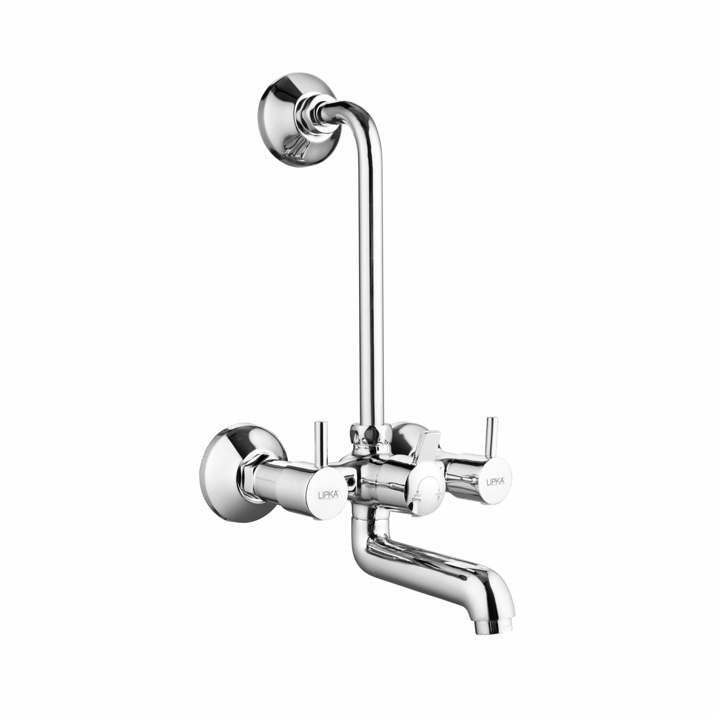 Kyron Wall Mixer Brass Faucet with L Bend - LIPKA - Lipka Home