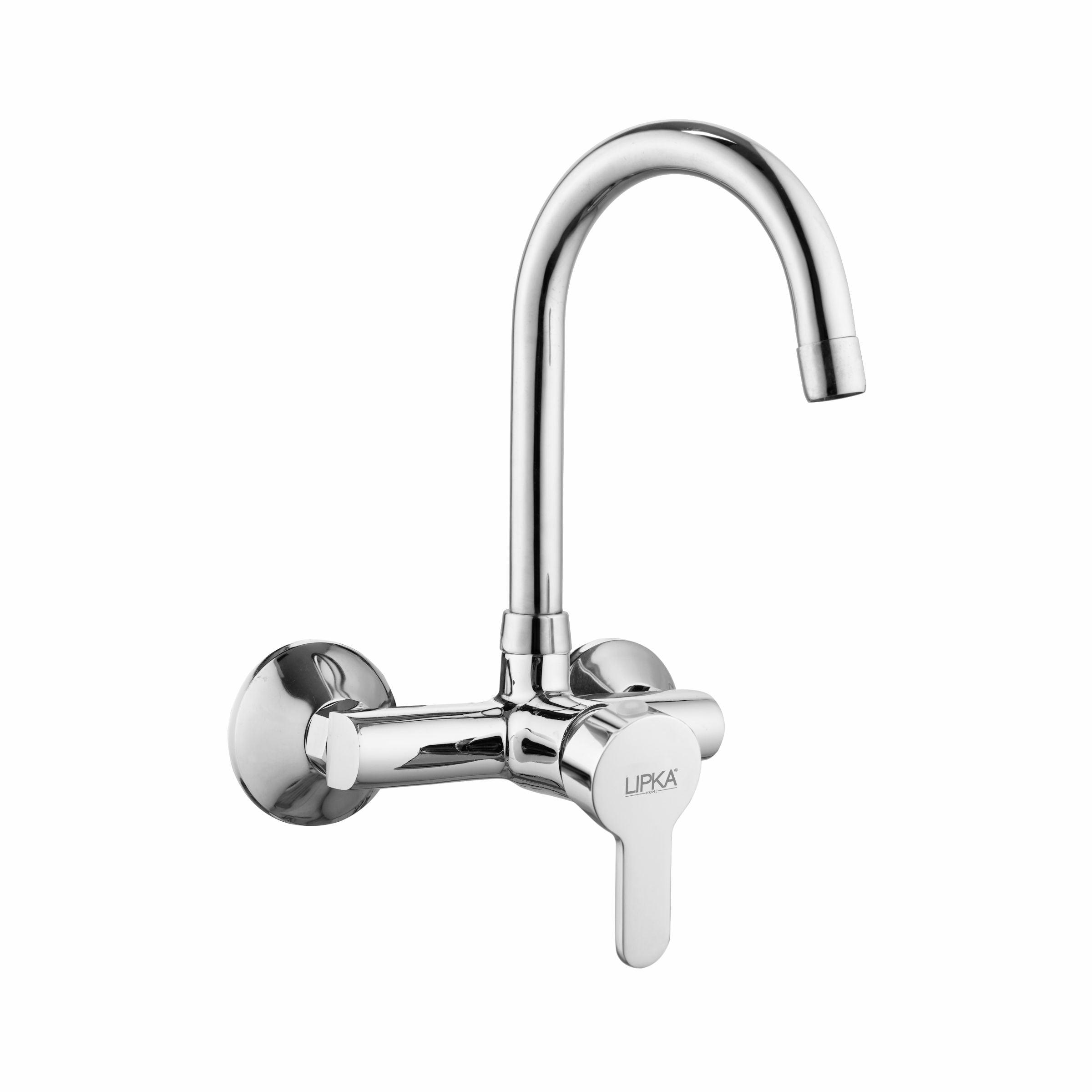 Fusion Single Lever Sink Mixer with Swivel Spout (15 Inches) - LIPKA - Lipka Home