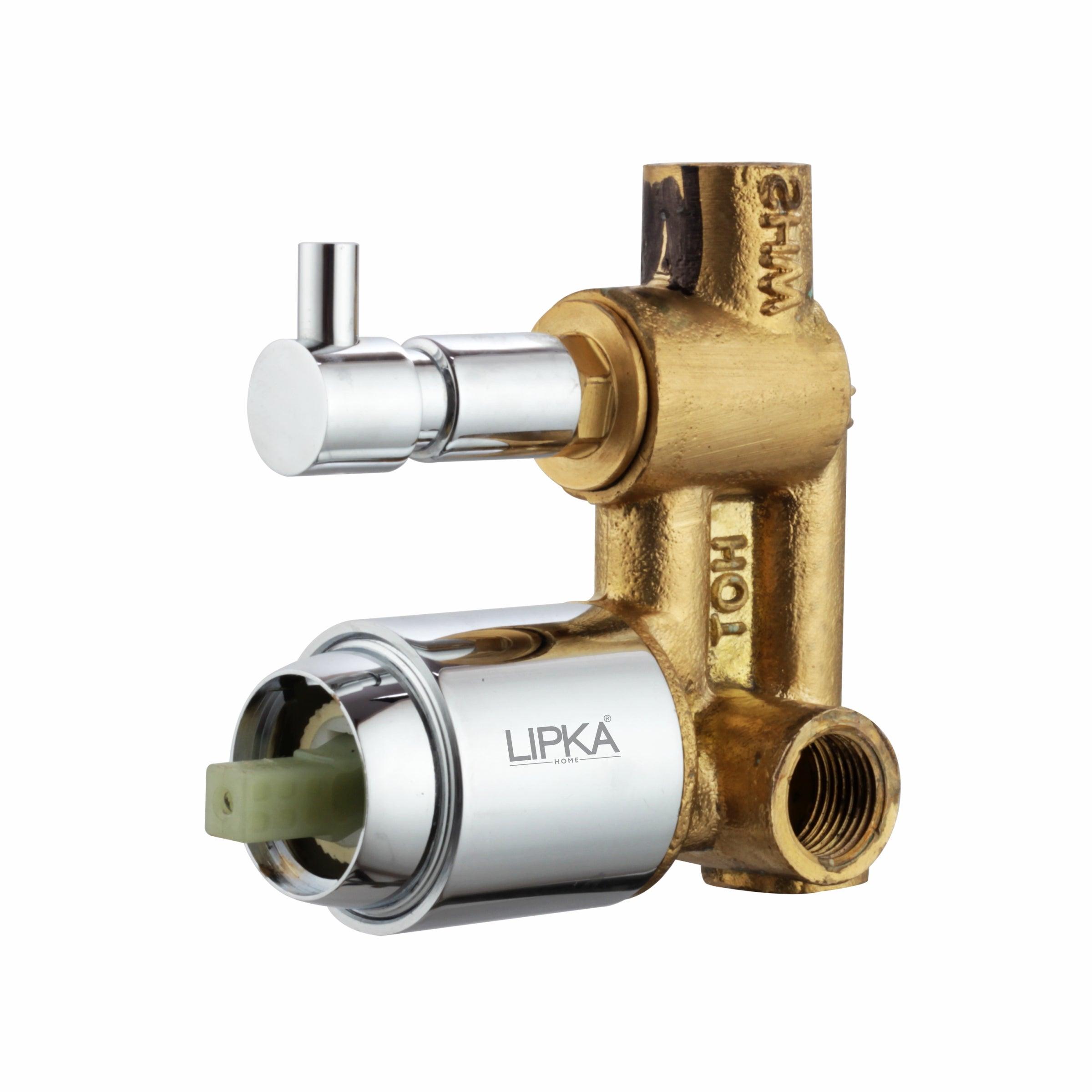 2-inlet Single Lever Brass Diverter (Only Body)