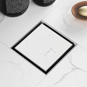 Tile Insert Floor Drain (5 x 5 Inches) - LIPKA - Lipka Home
