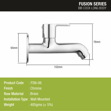 Fusion Long Body Bib Tap Faucet - LIPKA - Lipka Home