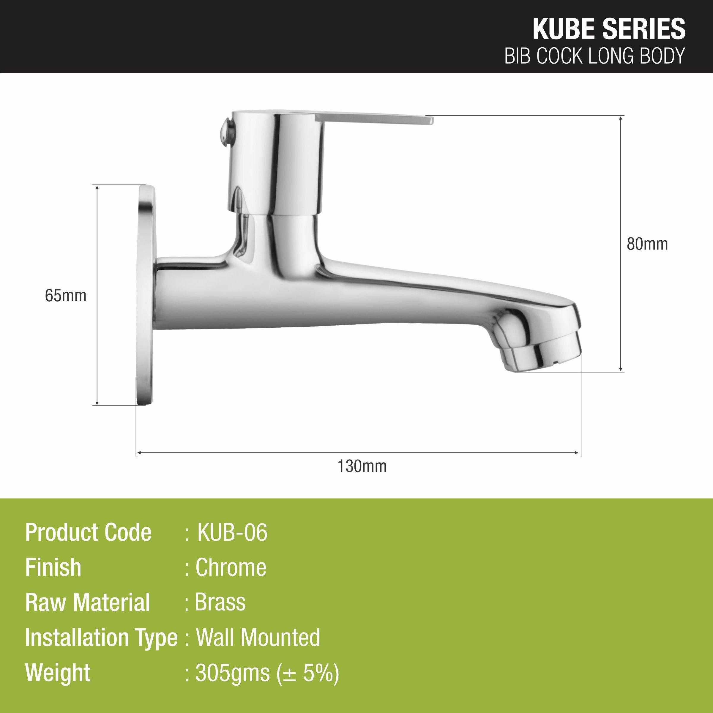 Kube Long Body Bib Tap Faucet - LIPKA - Lipka Home