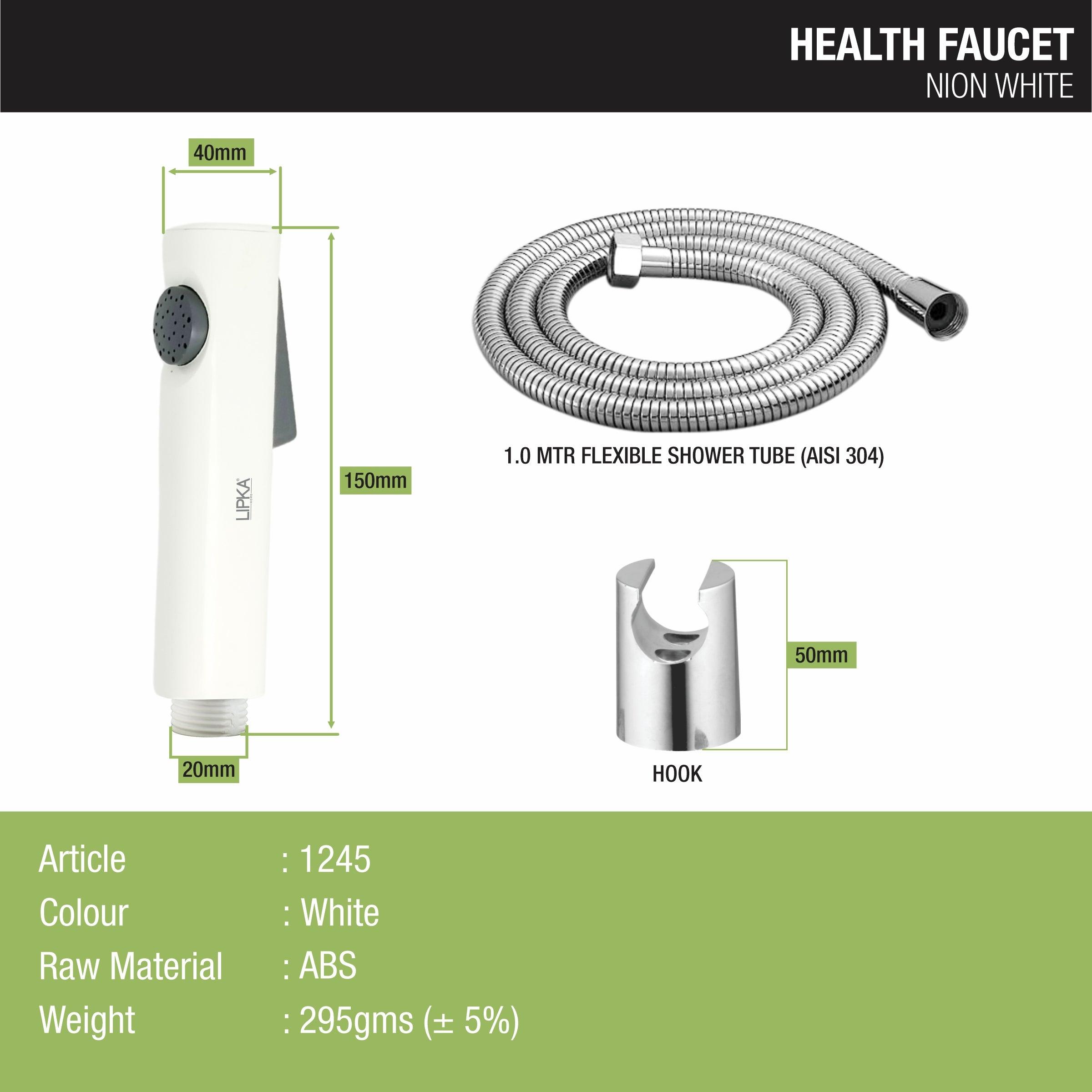 Nion White Health Faucet (Complete Set) - LIPKA - Lipka Home