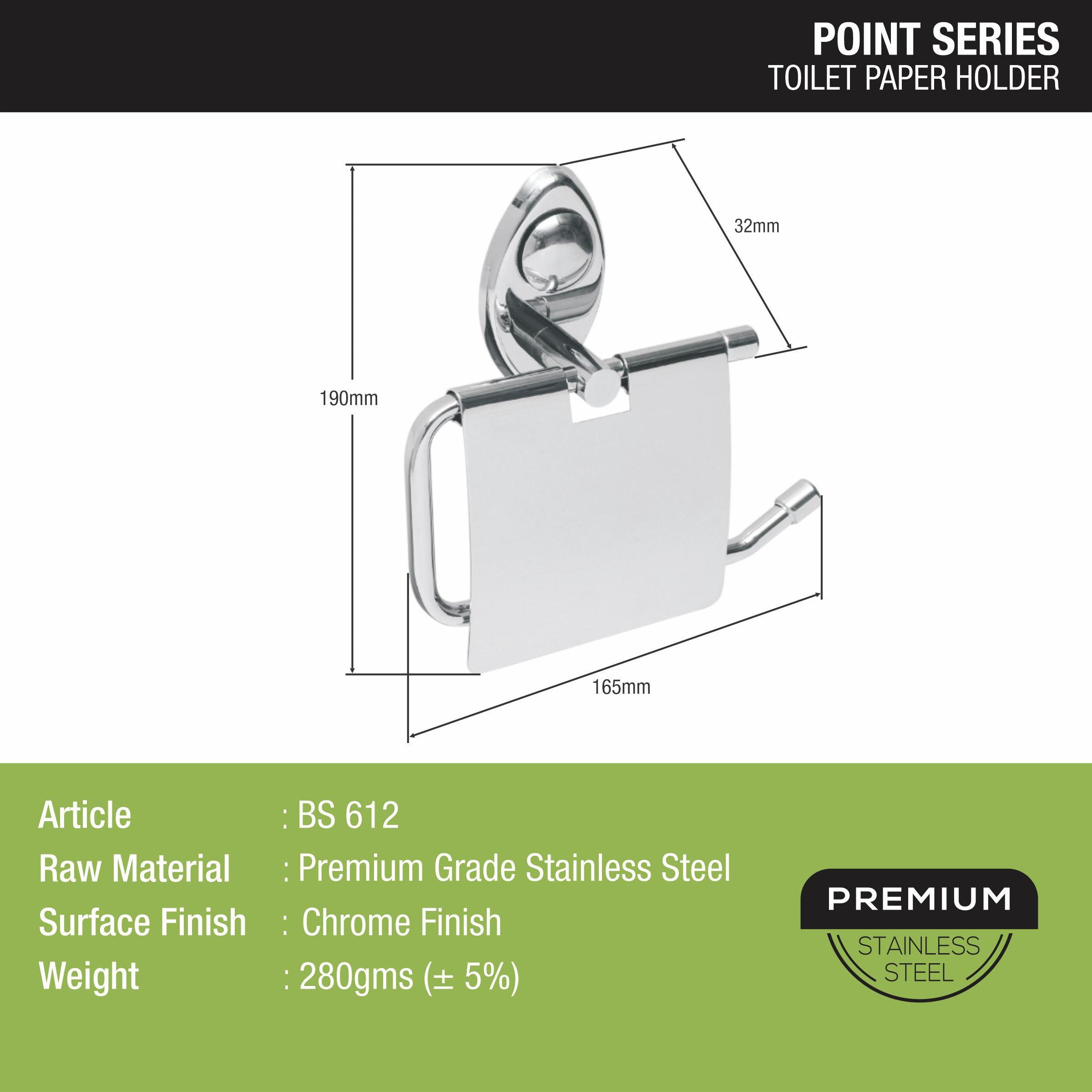 Point Paper Holder size and dimension