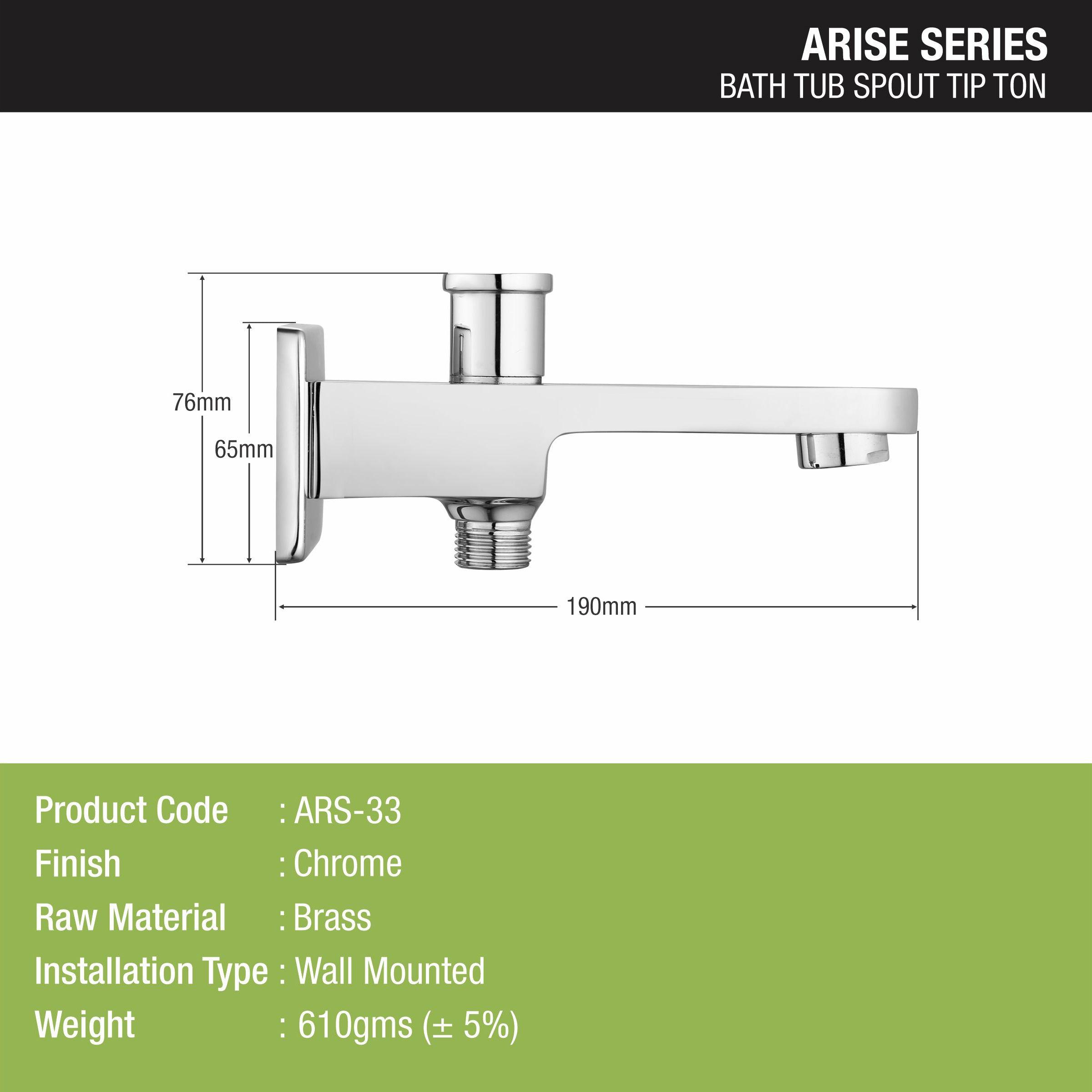 Arise BathTub Spout Tip-Ton Faucet- LIPKA - Lipka Home