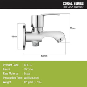Coral Bib Tap Two Way Brass Faucet - LIPKA - Lipka Home