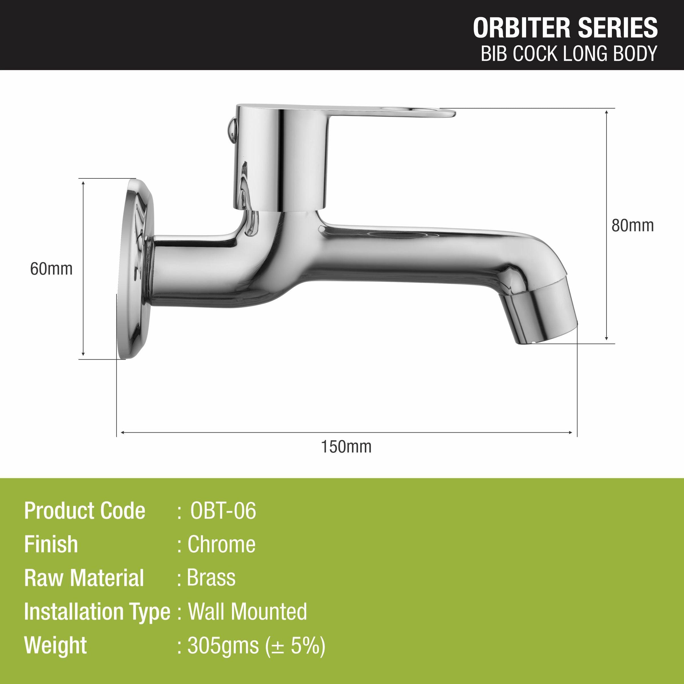 Orbiter Long Body Bib Tap Faucet - LIPKA - Lipka Home