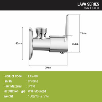 Lava Angle Valve Brass Faucet - LIPKA - Lipka Home