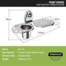 Point Soap Dish with Tumbler Holder - LIPKA - Lipka Home