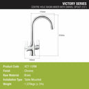 Victory Centre Hole Basin Mixer with Medium (15 Inches) Round Swivel Spout Faucet - LIPKA - Lipka Home