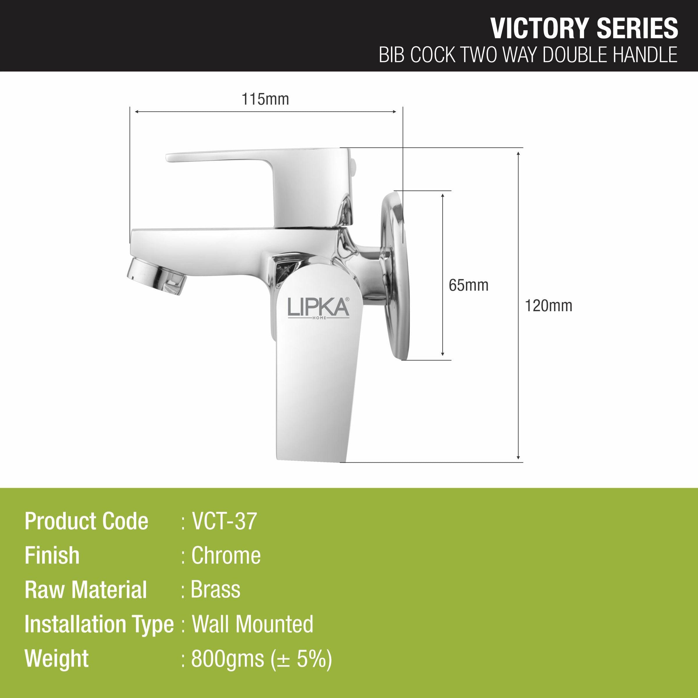 Victory Two Way Bib Tap Faucet (Double Handle) - LIPKA - Lipka Home