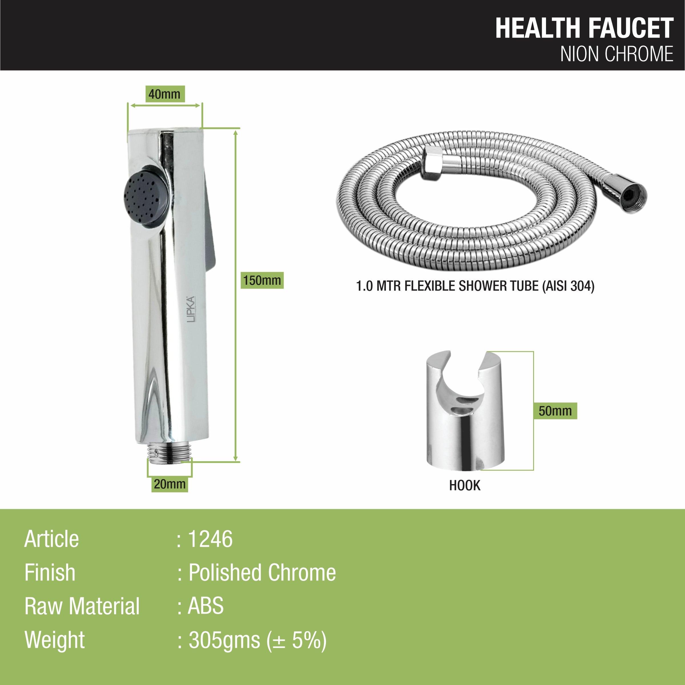 Nion Chrome Health Faucet (Complete Set) - LIPKA - Lipka Home