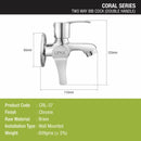 Coral Two Way Bib Tap Faucet (Double Handle) - LIPKA - Lipka Home
