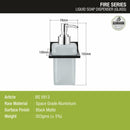Fire Liquid Soap Dispenser (Space Aluminium) - LIPKA - Lipka Home