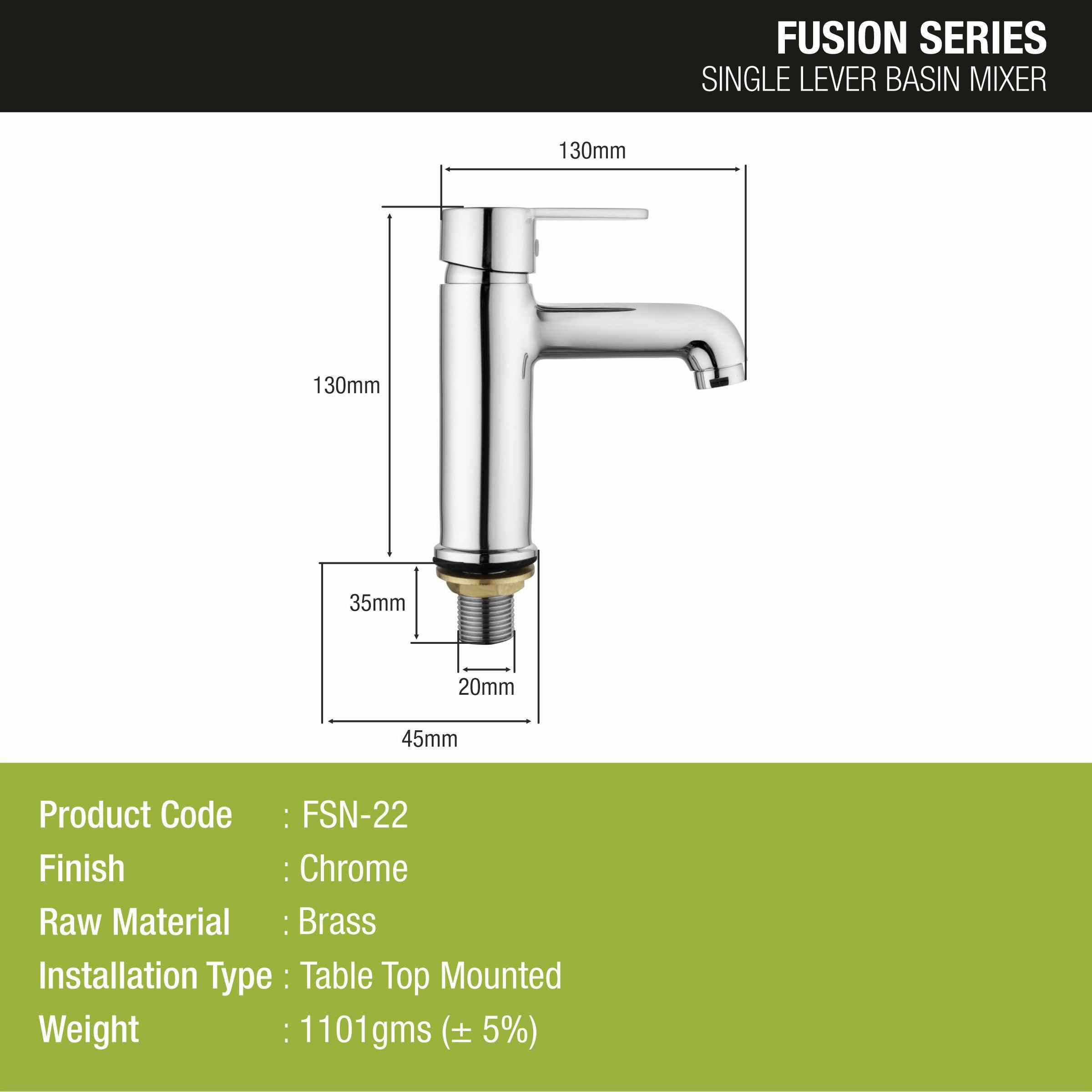 Fusion Single Lever Basin Mixer Brass Faucet - LIPKA - Lipka Home