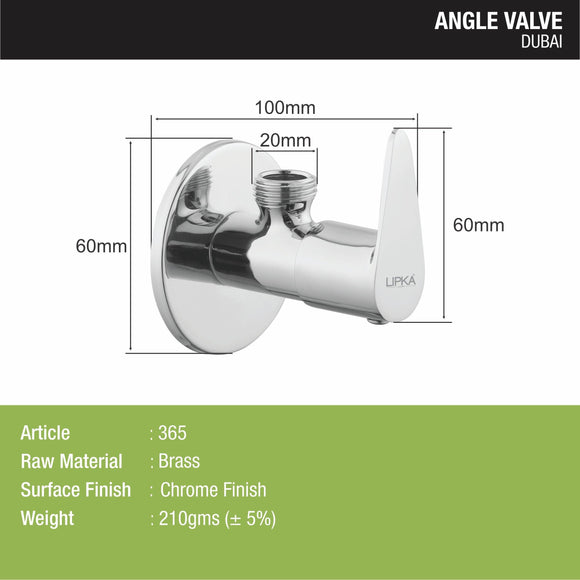 Dubai Angle Valve Faucet - LIPKA - Lipka Home