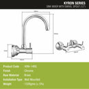 Kyron Sink Mixer Brass Faucet with Round Swivel Spout (12 Inches) - LIPKA - Lipka Home
