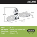 Point Double Soap Dish - LIPKA - Lipka Home