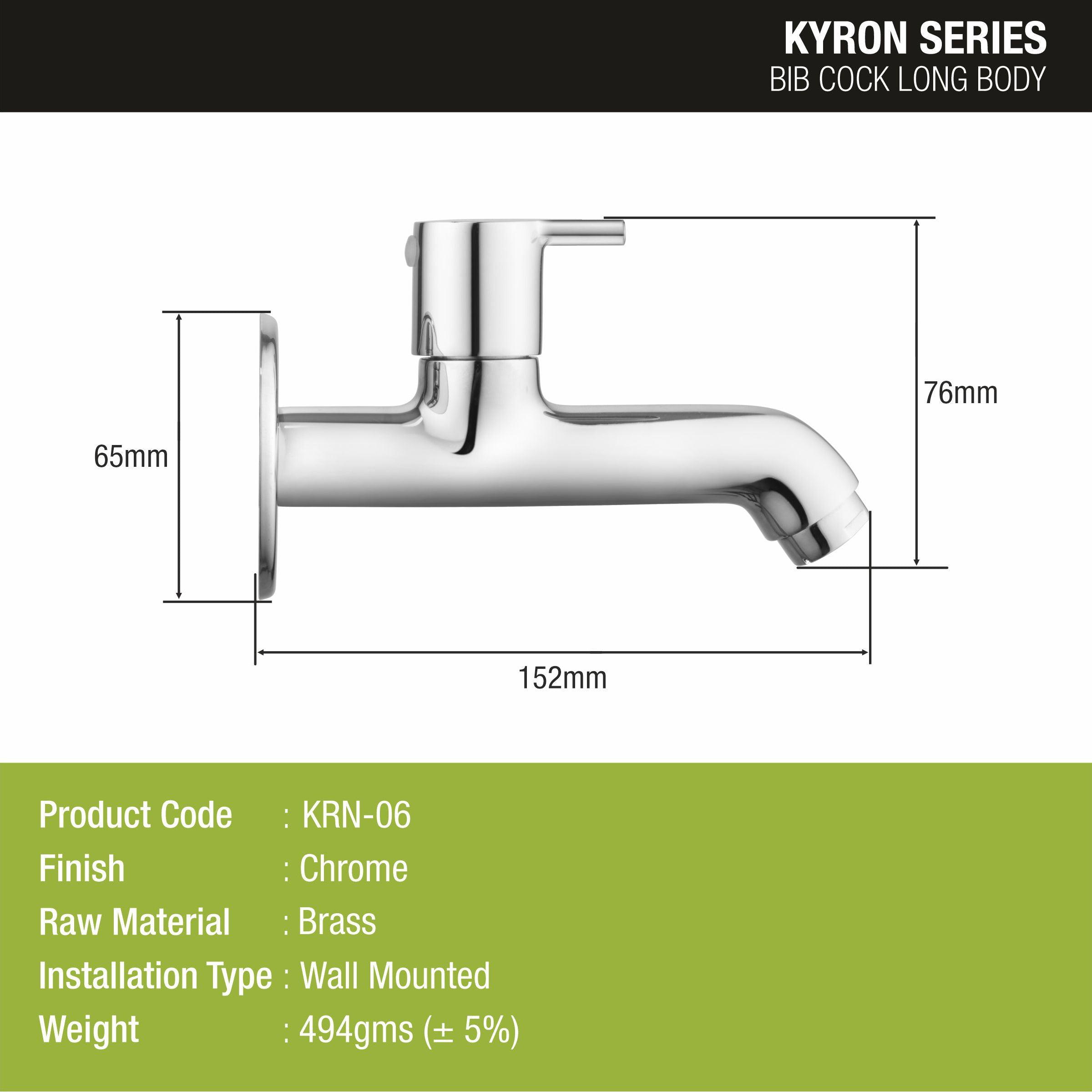 Kyron Bib Tap Long Body Brass Faucet - LIPKA - Lipka Home