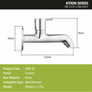 Kyron Bib Tap Long Body Brass Faucet - LIPKA - Lipka Home