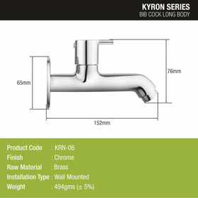 Kyron Bib Tap Long Body Brass Faucet - LIPKA - Lipka Home