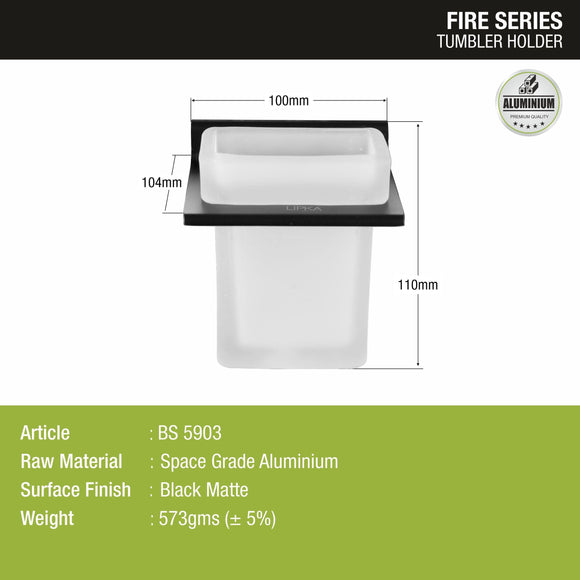 Fire Tumbler Holder (Space Aluminium) - LIPKA - Lipka Home