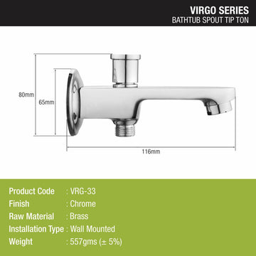 Virgo BathTub Spout Tip-Ton Faucet- LIPKA - Lipka Home