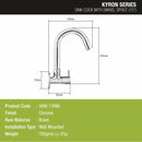 Kyron Sink Tap Brass Faucet with Round Swivel Spout (15 Inches) - LIPKA - Lipka Home