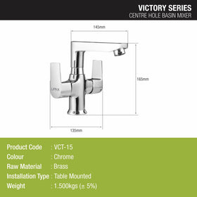 Victory Centre Hole Basin Mixer with Swivel Spout Faucet - LIPKA - Lipka Home