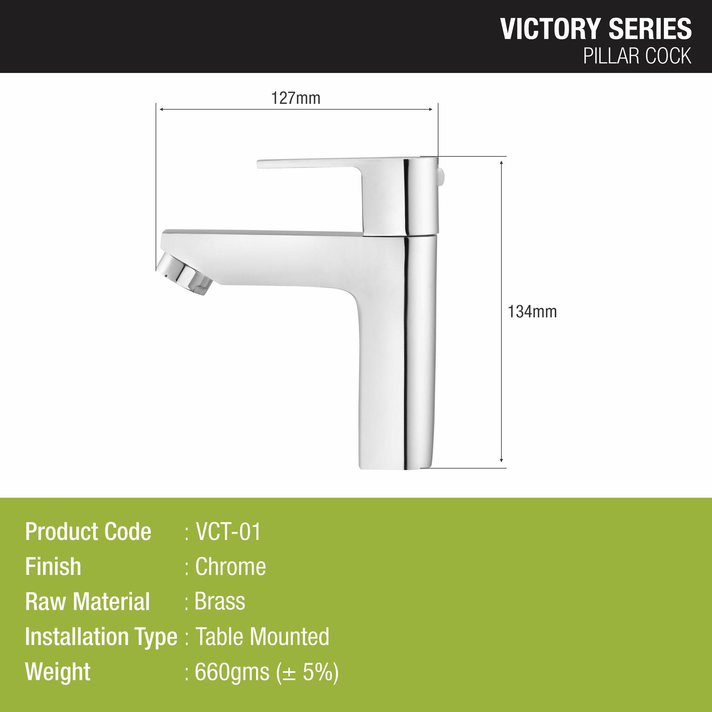 Victory Pillar Tap Brass Faucet - LIPKA - Lipka Home