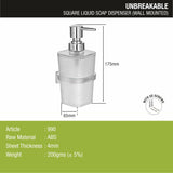 ABS Square Liquid Soap Dispenser - LIPKA
