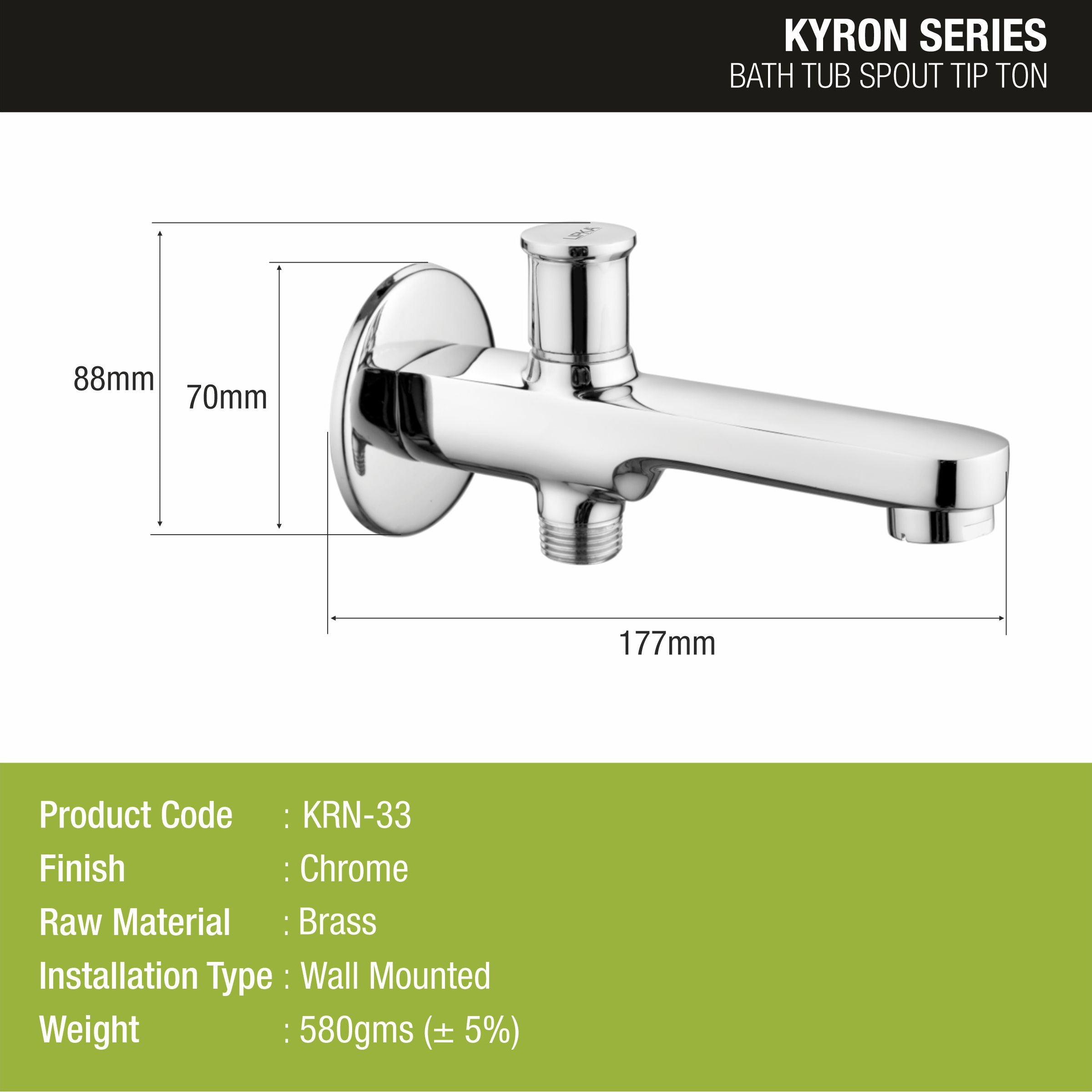 Kyron BathTub Spout Tip-Ton Brass Faucet- LIPKA - Lipka Home