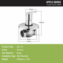 Apple Flush Cock 25mm Brass Faucet - LIPKA - Lipka Home
