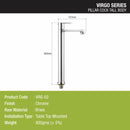 Virgo Pillar Tap Tall Body Brass Faucet- LIPKA - Lipka Home