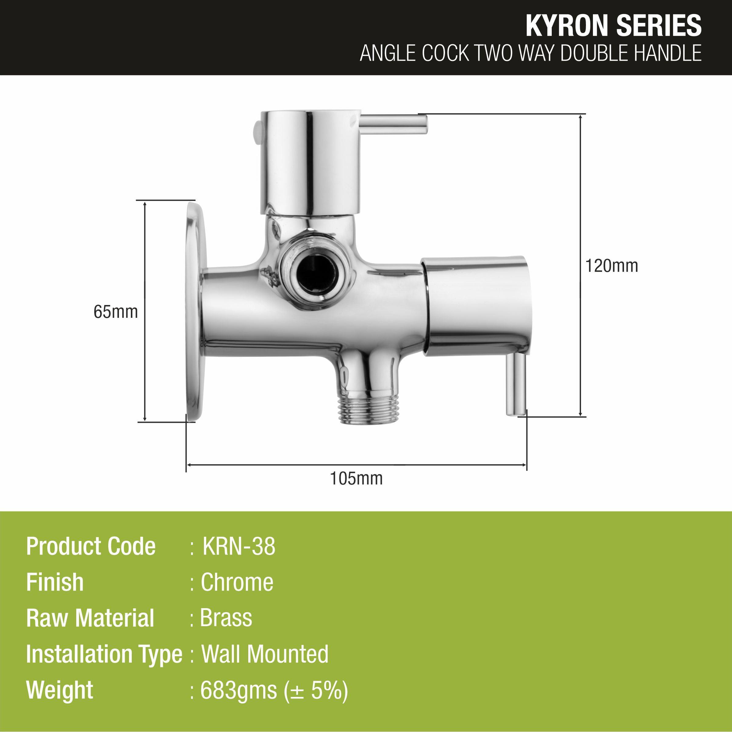 Kyron Two Way Angle Valve Faucet (Double Handle) - LIPKA - Lipka Home