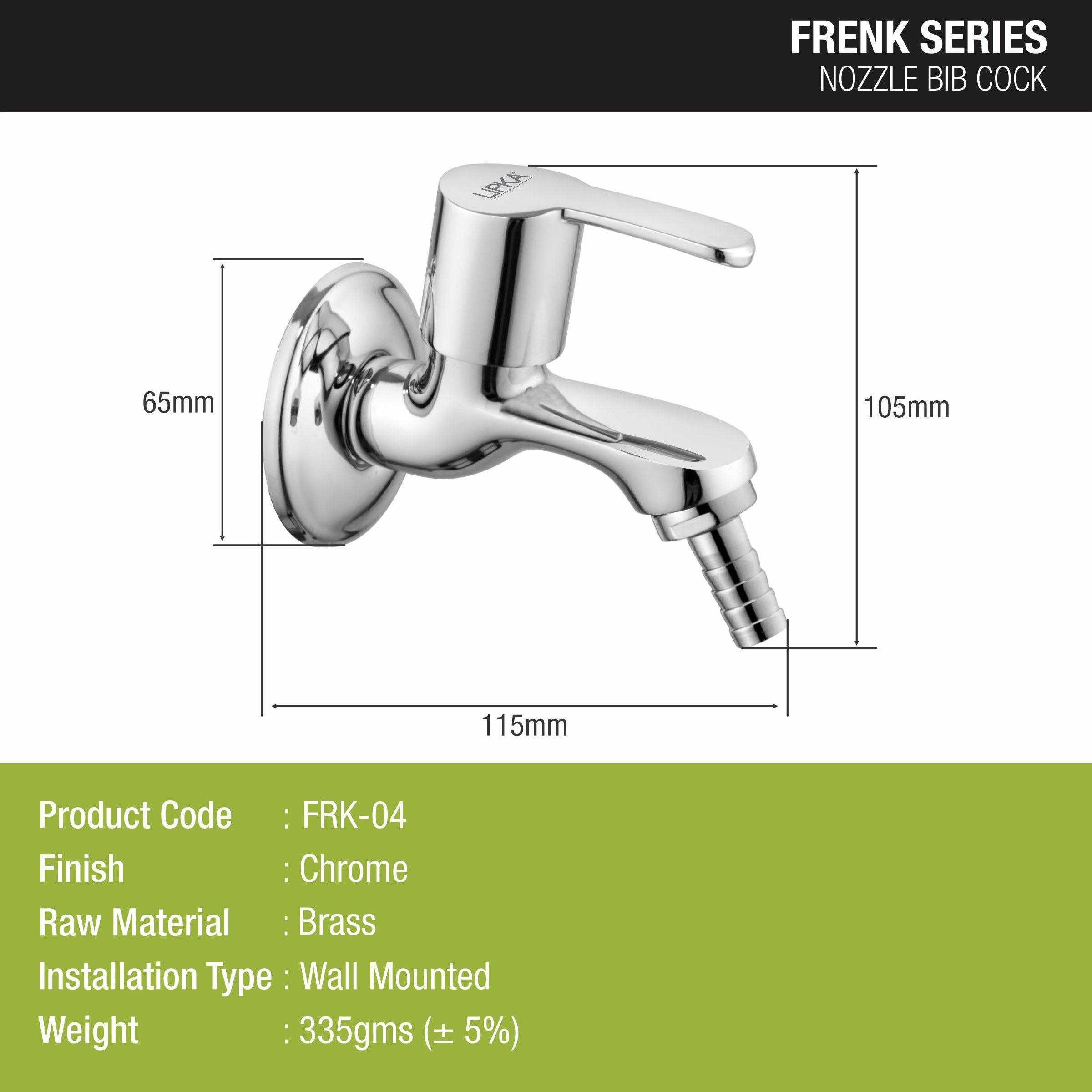 Frenk Nozzle Bib Tap Brass Faucet - LIPKA - Lipka Home