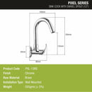 Pixel Sink Tap Brass Faucet with Round Swivel Spout (12 Inches) - LIPKA - Lipka Home