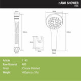 Vibe Hand Shower with Wall Hook & 304-Grade Shower Tube - LIPKA