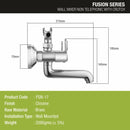 Fusion Telephonic Wall Mixer Brass Faucet - LIPKA - Lipka Home