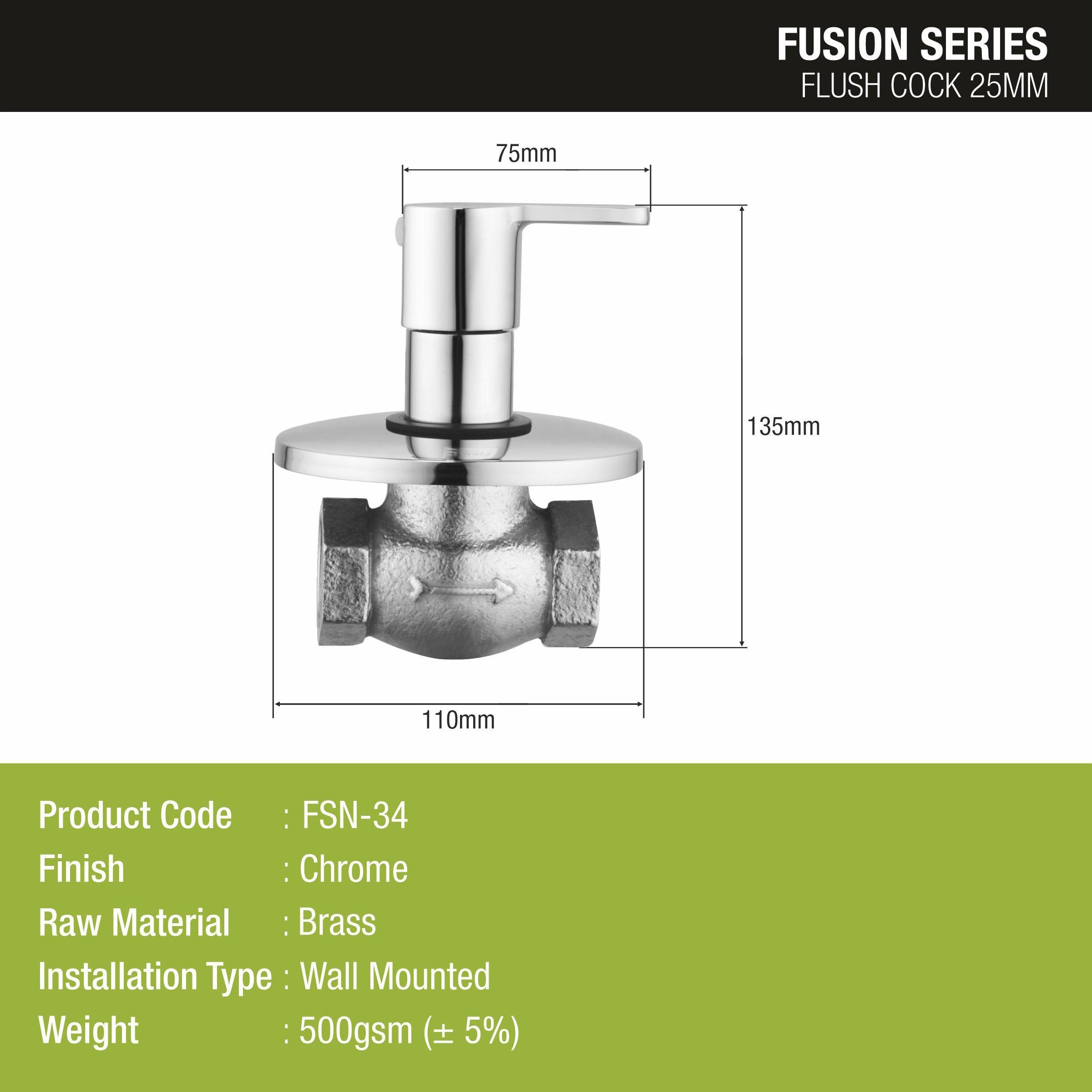 Fusion Flush Valve 25mm Brass Faucet - LIPKA - Lipka Home