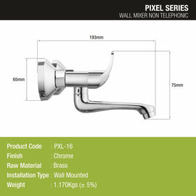Pixel Wall Mixer Brass Faucet - LIPKA - Lipka Home