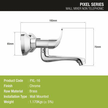 Pixel Wall Mixer Brass Faucet - LIPKA - Lipka Home