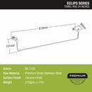 Eclipse Towel Rod (24 Inches) - LIPKA - Lipka Home