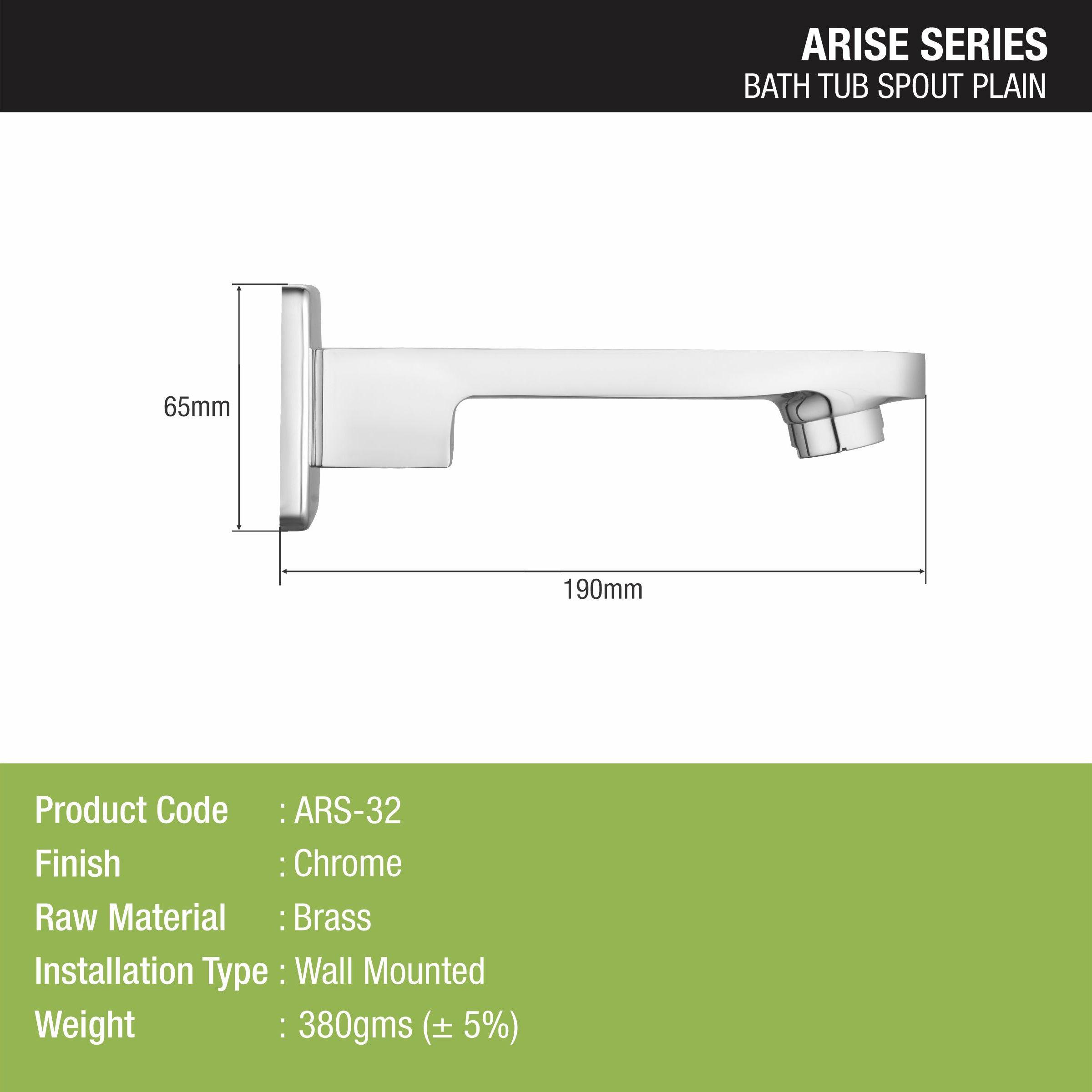 Arise Bathtub Spout Brass Faucet- LIPKA - Lipka Home