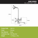 Kube Wall Mixer Brass Faucet with L Bend - LIPKA - Lipka Home