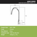 Arise Swan Neck Brass Faucet with Round Swivel Spout (15 Inches) - LIPKA - Lipka Home