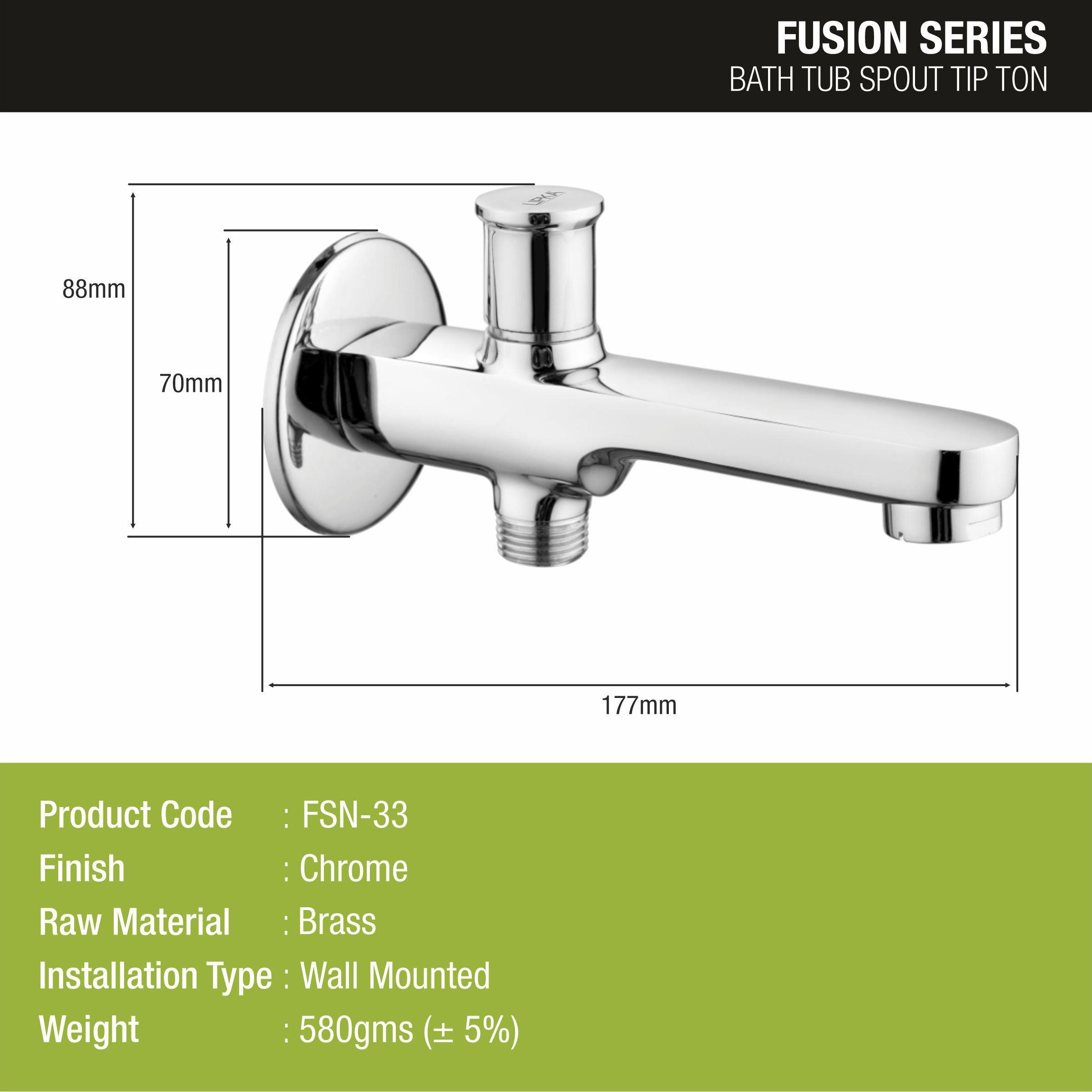 Fusion BathTub Spout Tip-Ton Faucet- LIPKA - Lipka Home