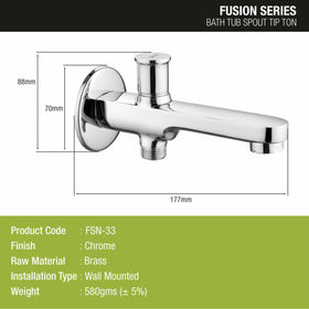 Fusion BathTub Spout Tip-Ton Faucet- LIPKA - Lipka Home
