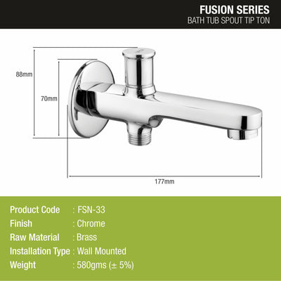 Fusion BathTub Spout Tip-Ton Faucet- LIPKA - Lipka Home