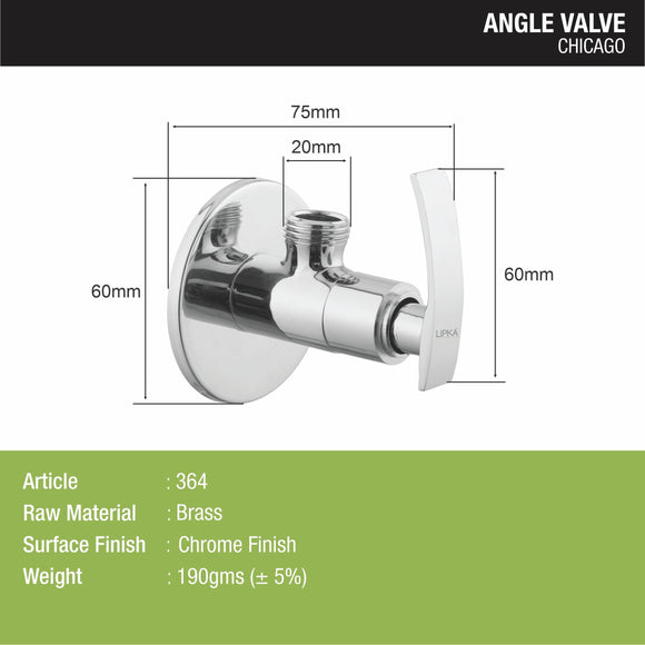 Chicago Angle Valve Faucet - LIPKA - Lipka Home